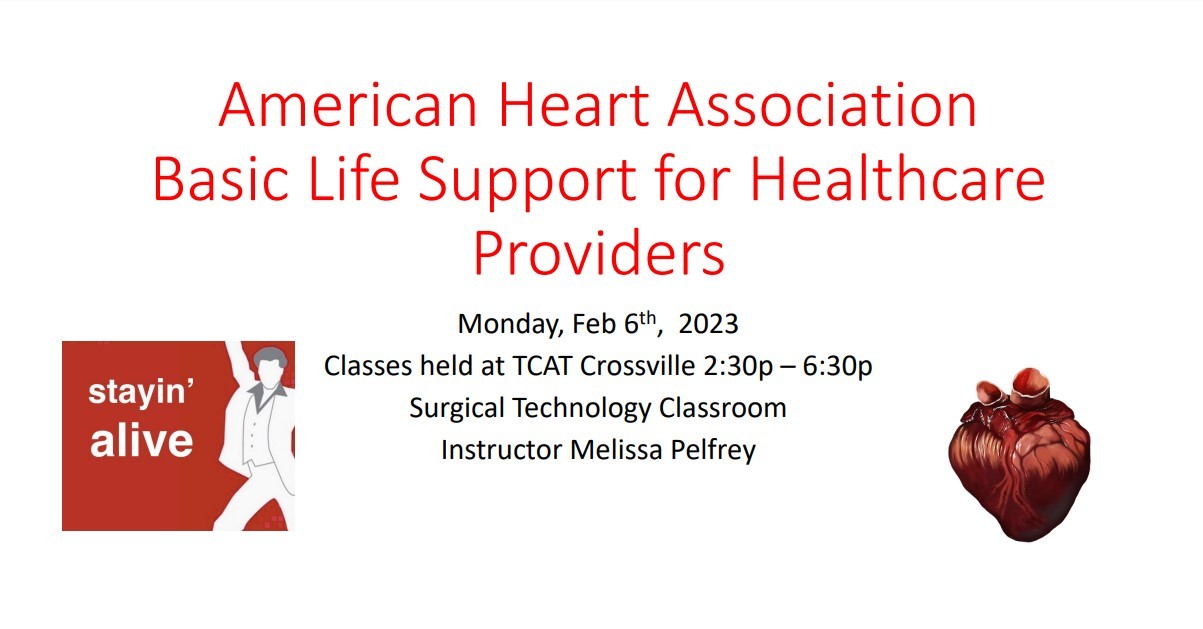 American Heart Association Basic Life Support for Healthcare Class 2023